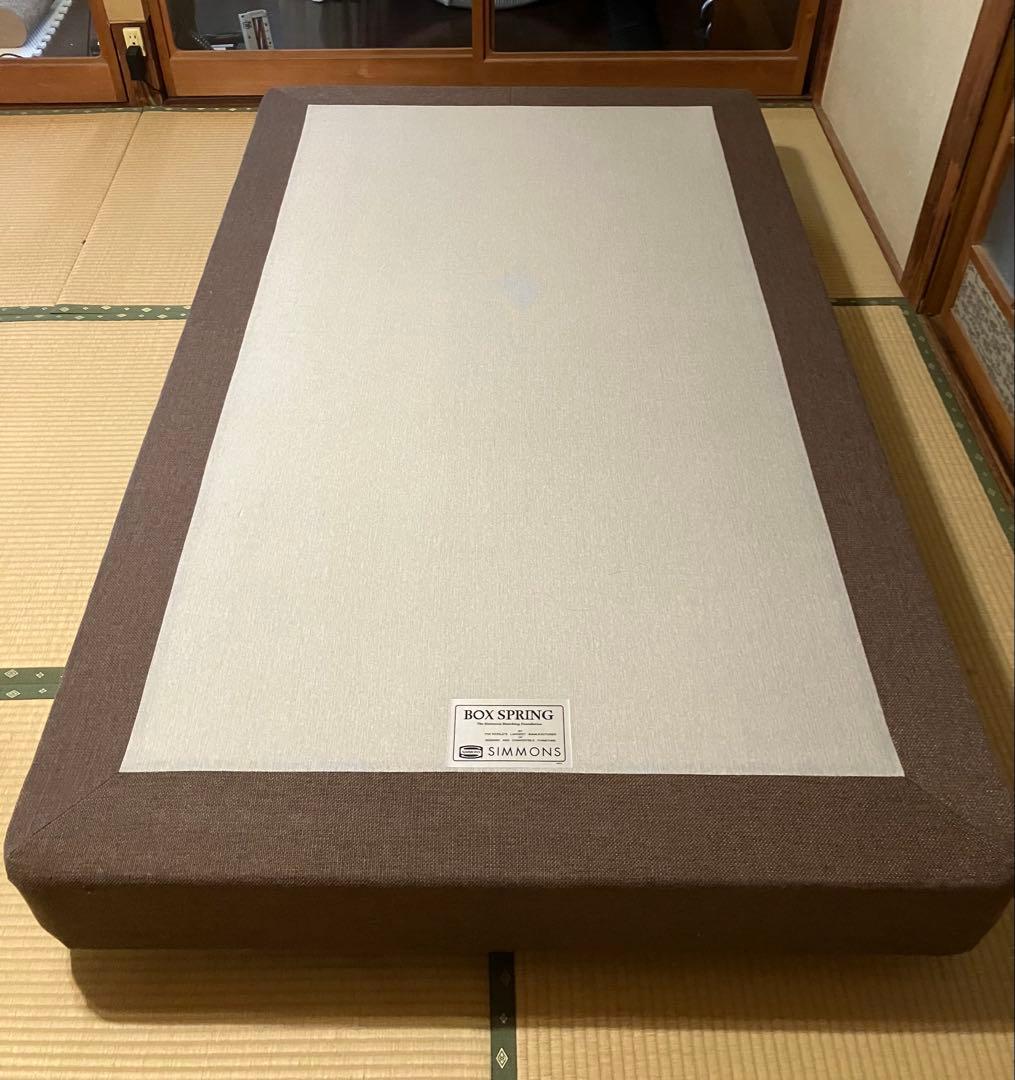 【りんご様】シモンズ ボックススプリング セミダブル