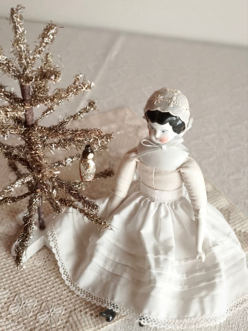 【リュヌとリュカさま】vintage tree ❀ 燻ゴールドのツリー 23cm