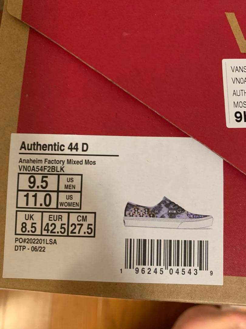 VANS バンズ AUTHENTIC 44 DX オーセンティック 27.5