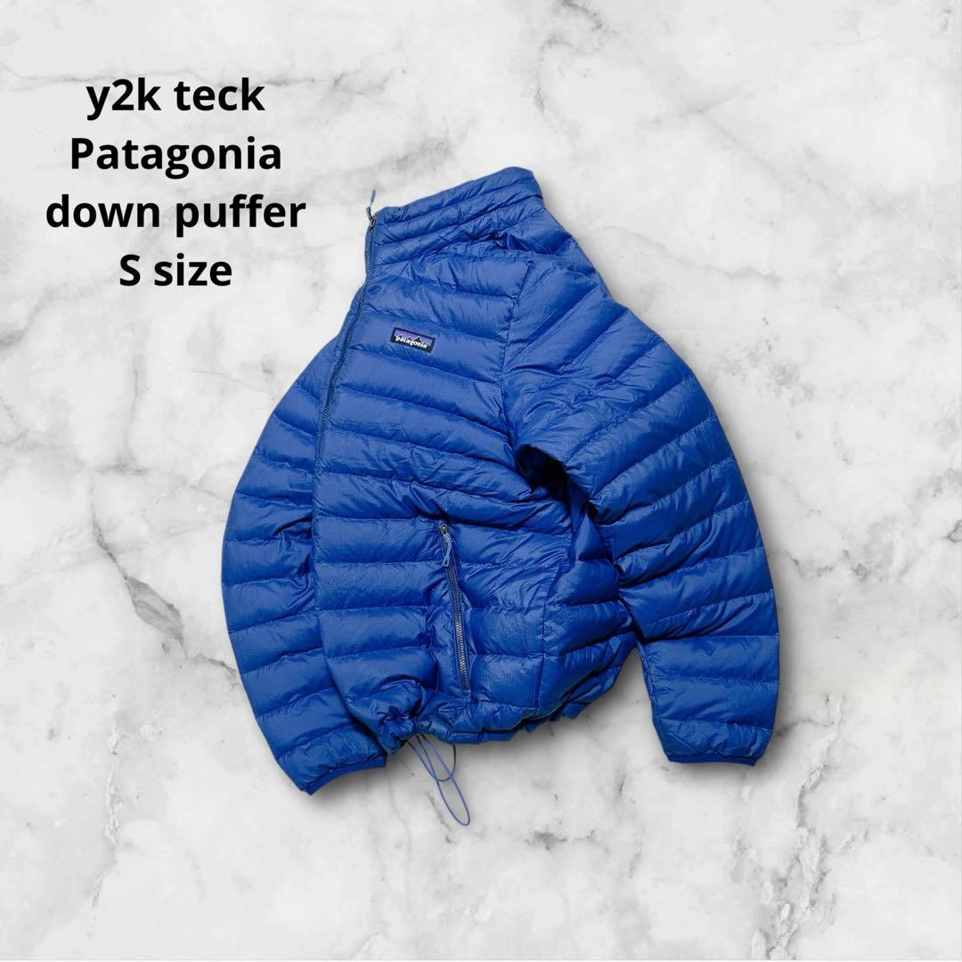 Patagonia 短丈 down puffer jacket y2k Sサイズ