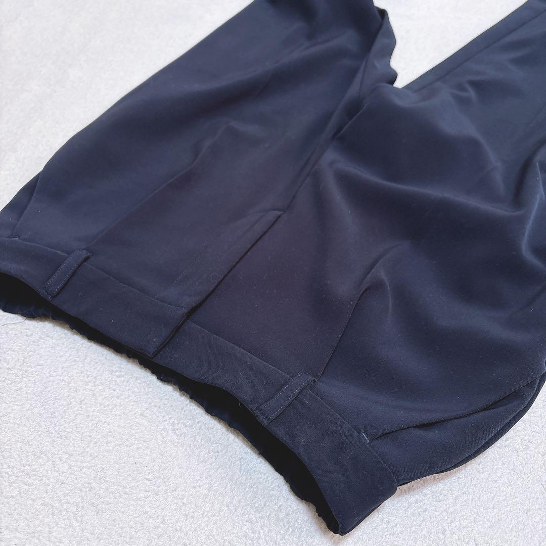 ゆに【インディヴィ】美品 ノーカラー パンツスーツ フォーマル