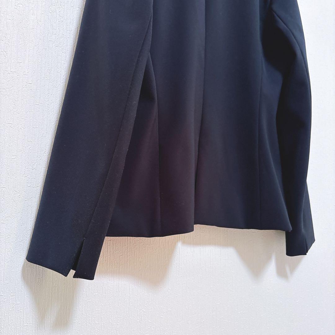 ゆに【インディヴィ】美品 ノーカラー パンツスーツ フォーマル