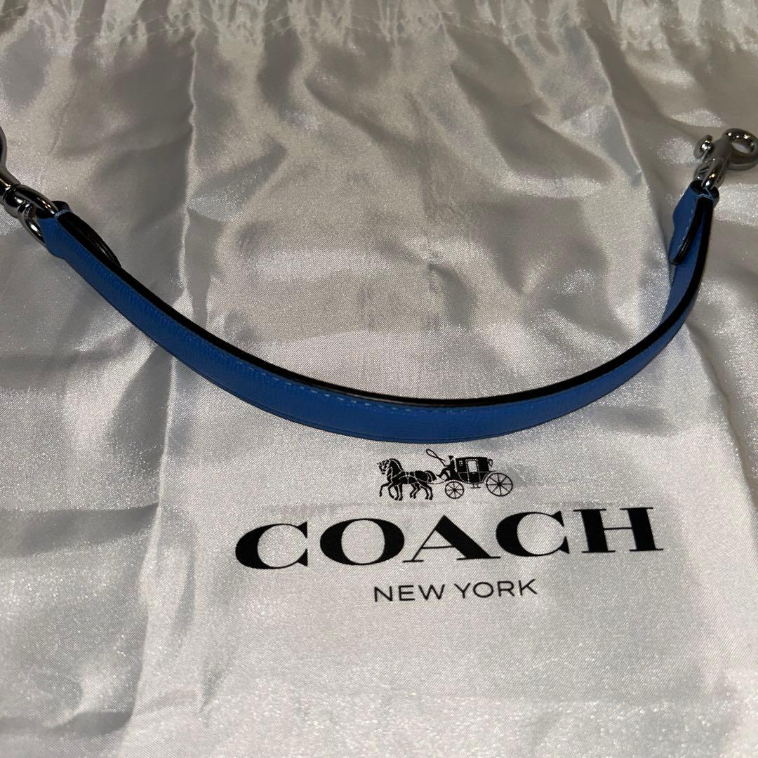 タグ付新品【COACH】ショルダーバッグ　青色