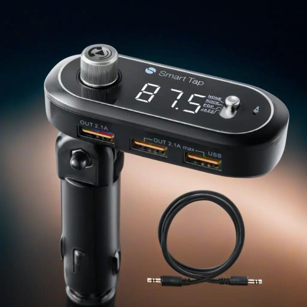 Bluetooth FMトランスミッター 急速充電 AUX対応