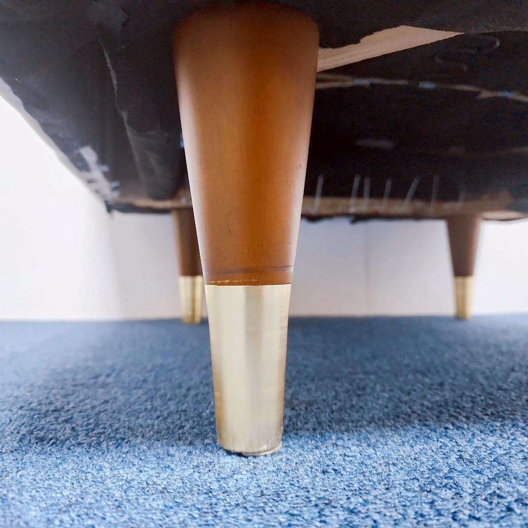 【高級】ⅬOWYA ロウヤ 1人掛けソファ ベルベット調　エレガント グレー