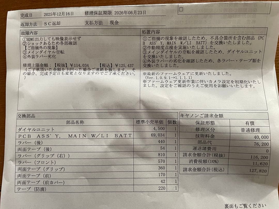 Canon EOS R5 C ボディ＋専用リグ｜メーカー修理済　期間限定値下げ
