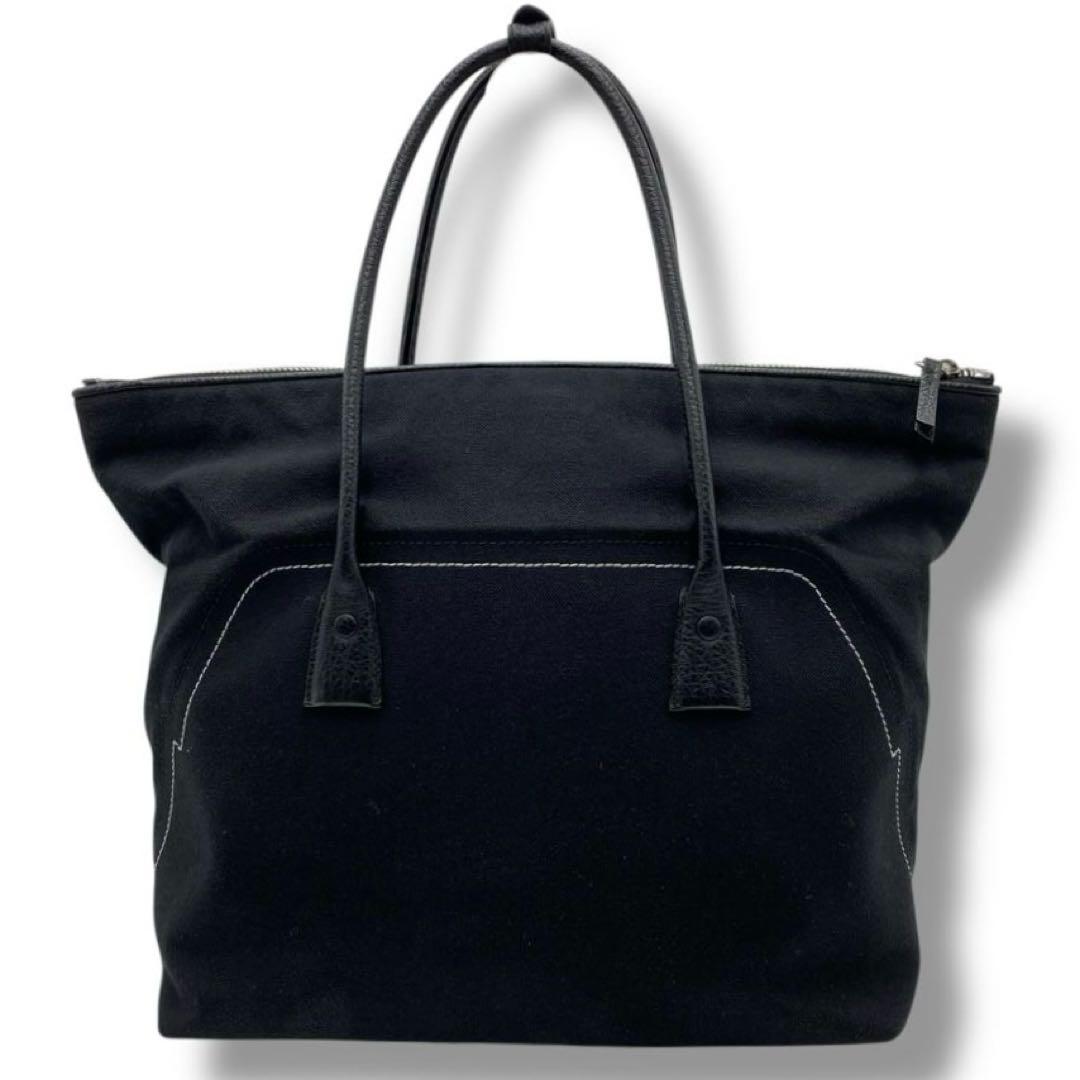 美品 マルジェラ 5AC ショッピング バッグ A4 レディース 黒 トート