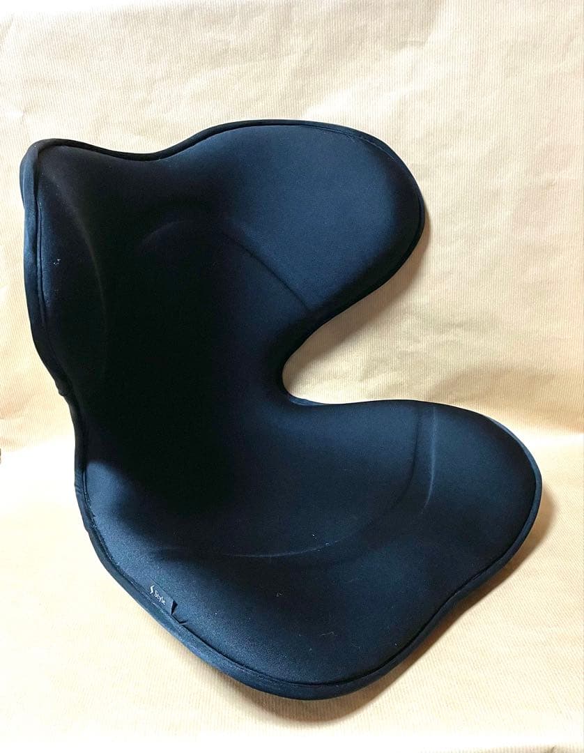 クボ、スタイルスマートブラック、姿勢矯正クッション ブラック2点出品