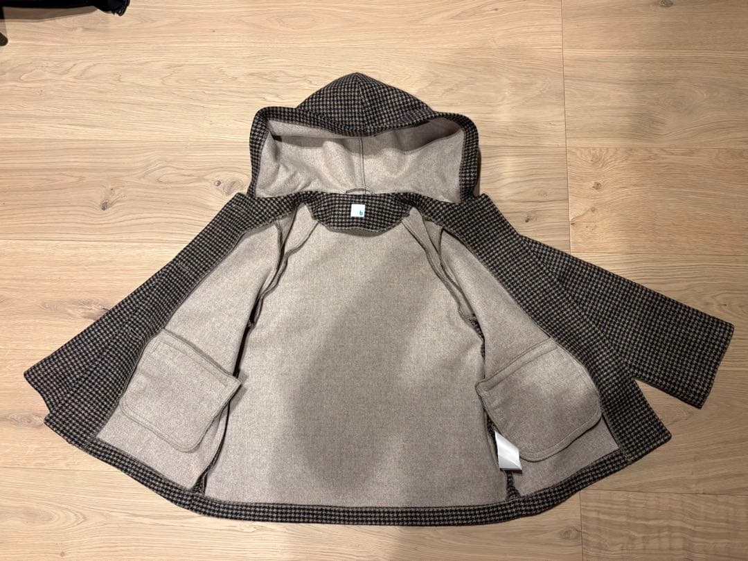 こどもビームス 千鳥格子柄コート 130サイズ