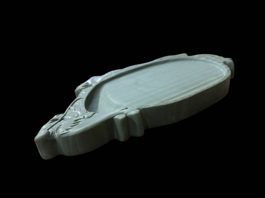 せ*い様 鉻牌産品 松花石硯 中国 吉林省