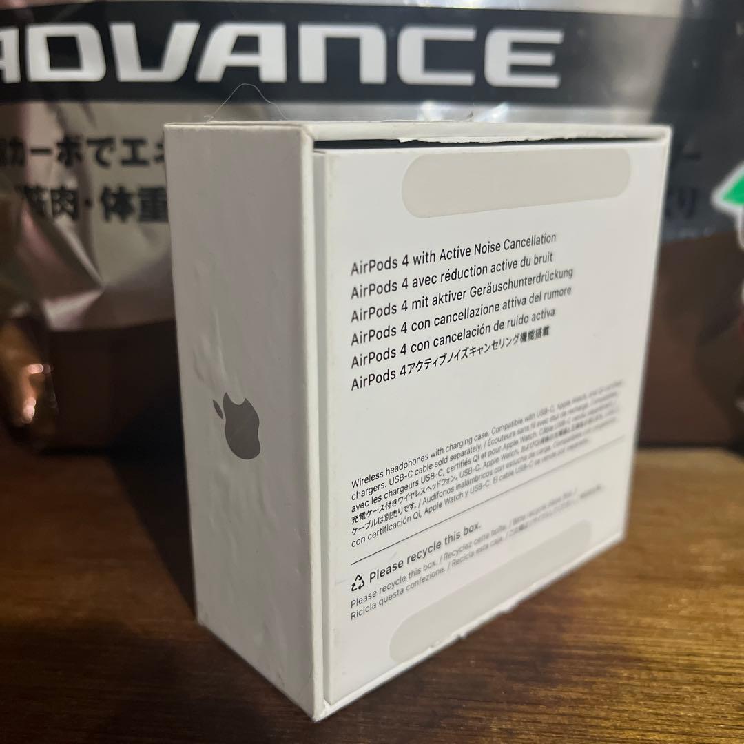 AirPods4 ワイヤレスイヤホン アクティブノイズキャンセリング 本体