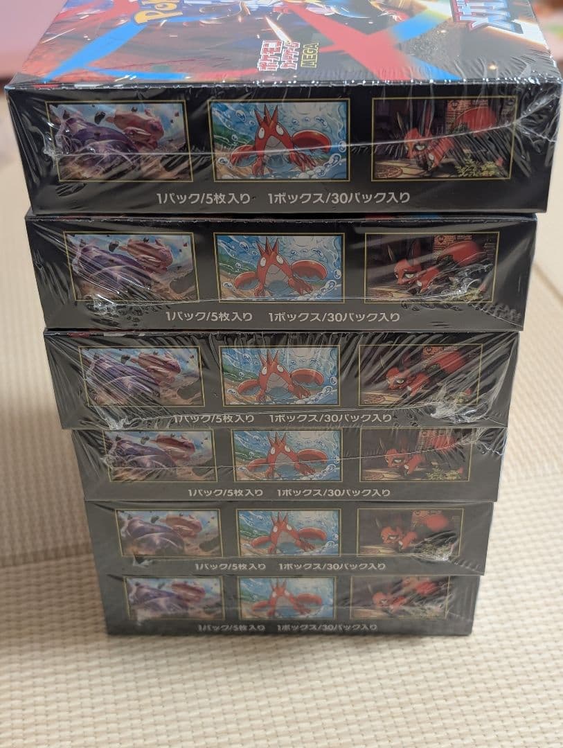 メガブレイブ6BOX　シュリンク付き未開封 ポケモンカード