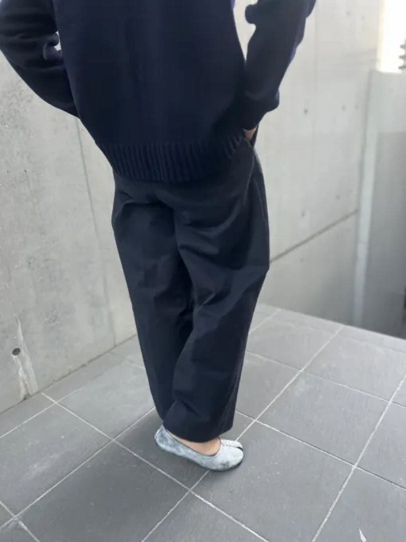 完売 JULY NINE チノパン ネイビー Mサイズ　試着のみタグ付き