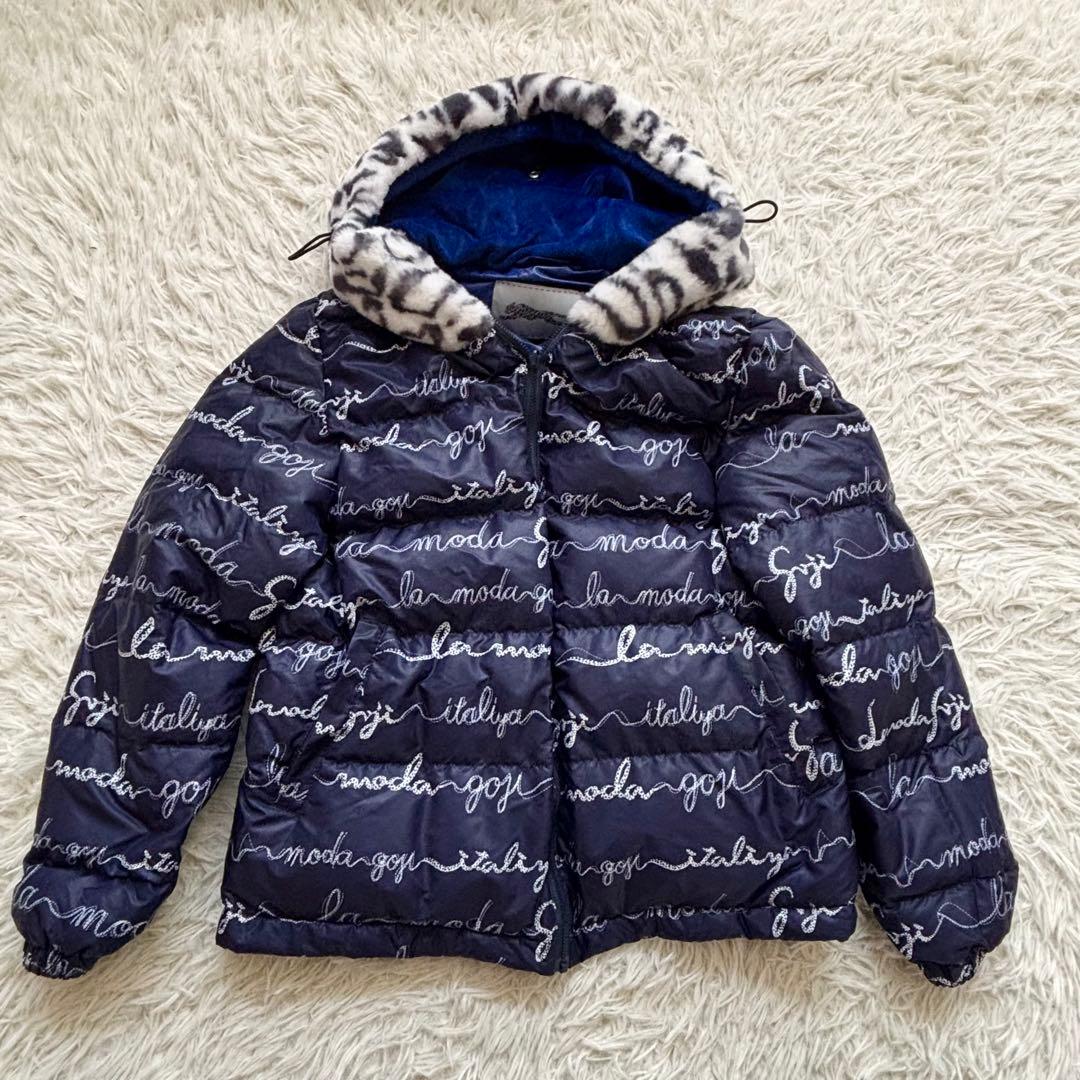 美品 伊太利屋 3WAY ダウンコート インナーダウン Mサイズ 紺 近年モデル