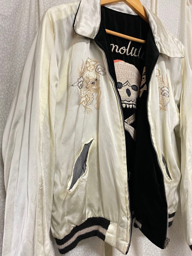 ★美品　テーラー東洋 スカジャン 港商スペシャル 別珍 髑髏