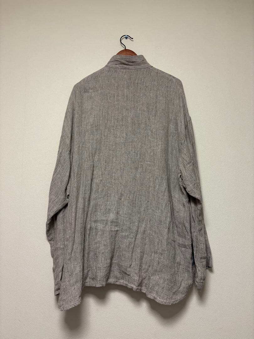 リネンシルクスモックシャツ