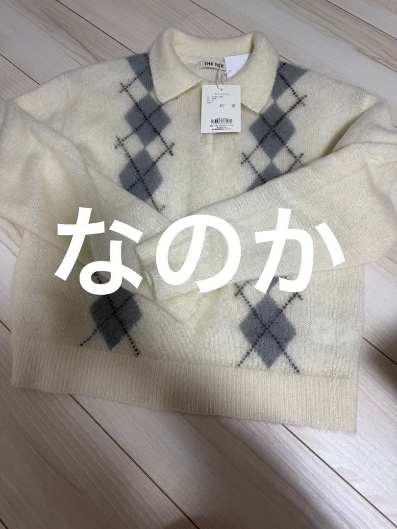 トップス the toe Marien Argyle Knit