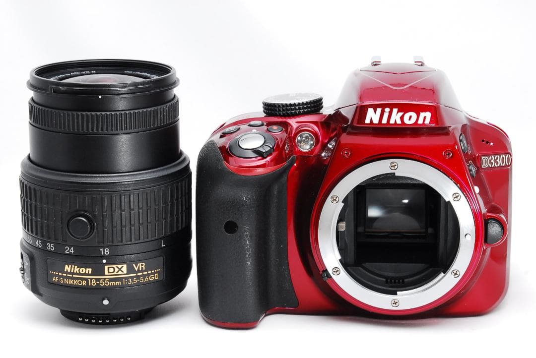 軽量&高画質 ♥ Nikon D3300 ♥希少なレッドカラー スマホ転送OK