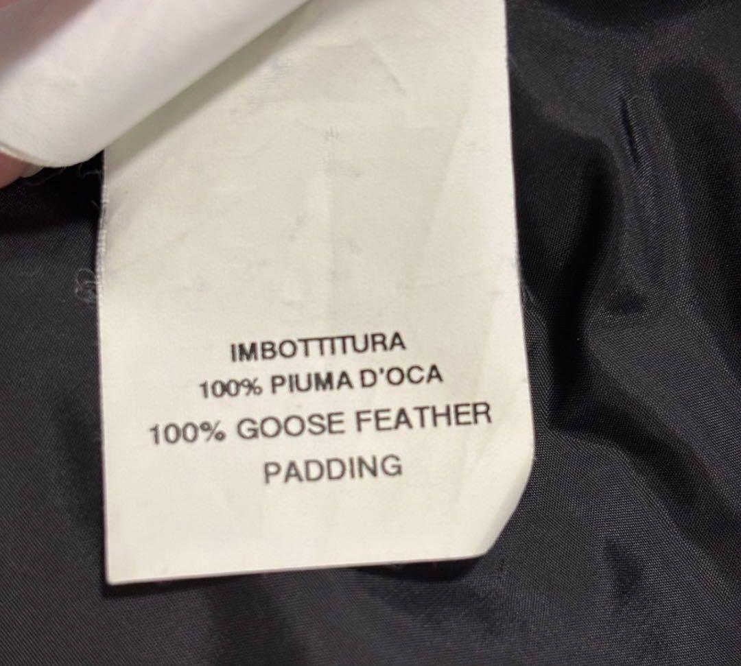 超美品⭐︎アルマーニ ロングダウンジャケット ベルト付き Ａライン 黒 サイズ40