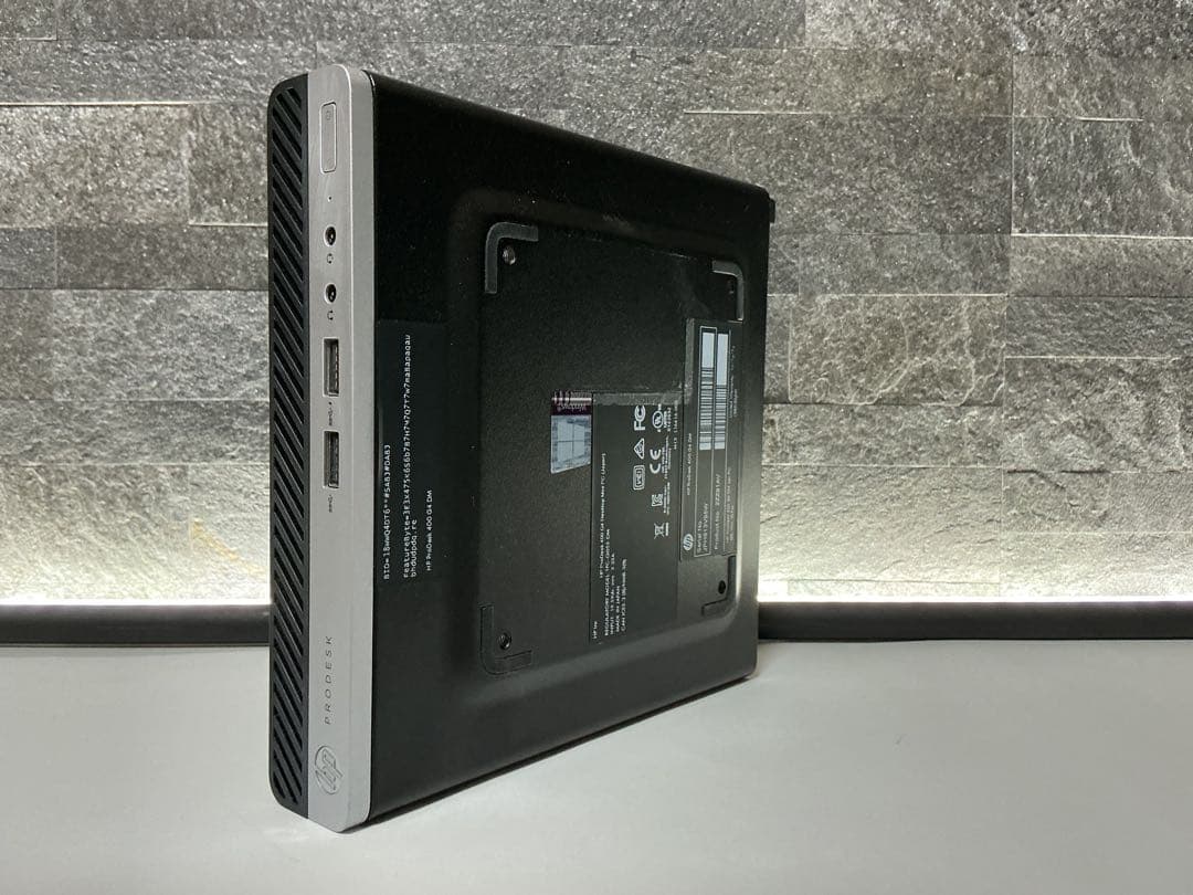 ✨HP✨ProDesk✨ミニPC✨ブラック✨corei5✨第8世代✨新品SSD✨