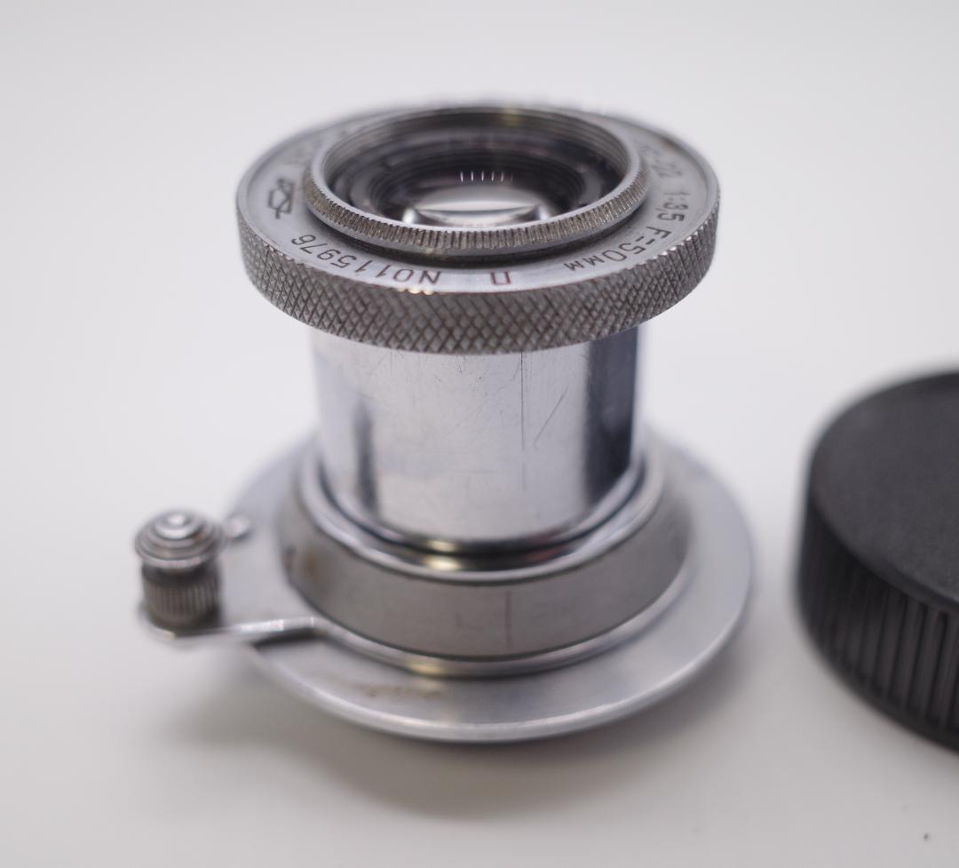 83　希少【RED P】　沈胴式オールドレンズ インダスター22　L39