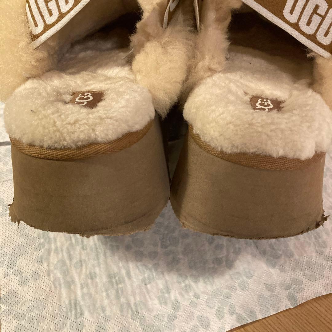 正規品UGG ファンケット　26cm Chestnut 厚底　ブラウン
