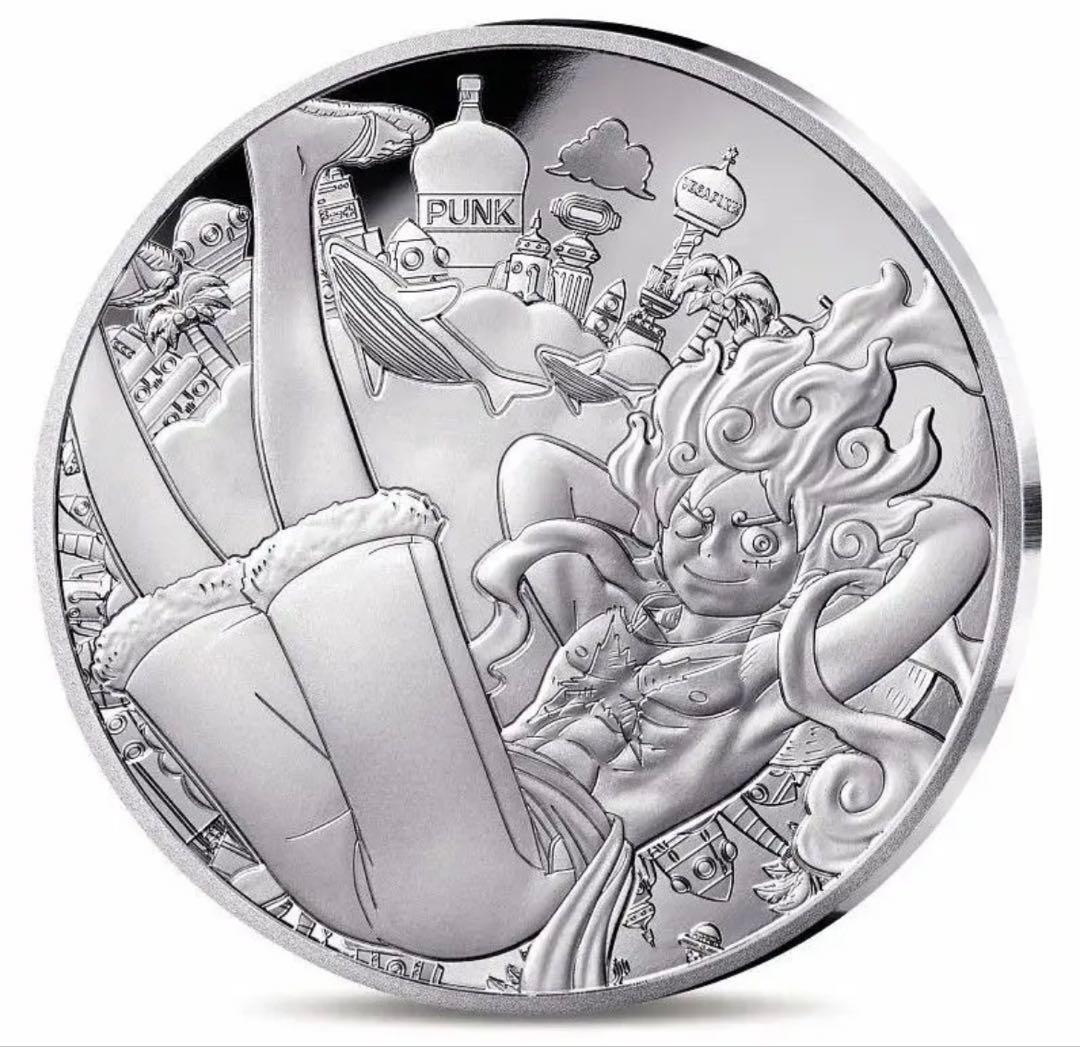 2025 フランス ワンピース 放送25周年記念 プルーフ 銀貨