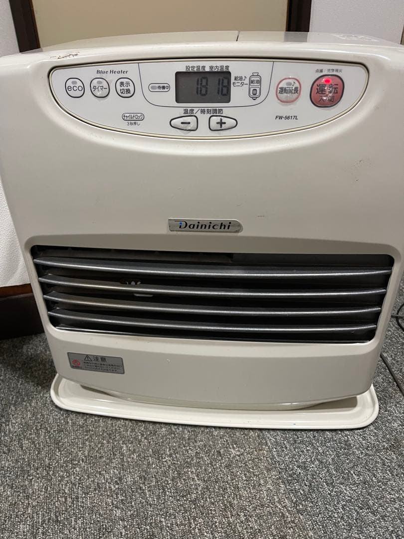 ダイニチ石油 ブルーヒーターFW-3617L■2018年製