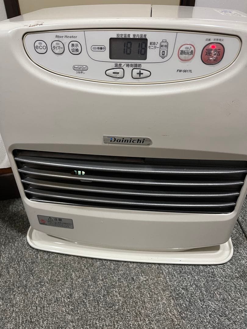 ダイニチ石油 ブルーヒーターFW-3617L■2018年製