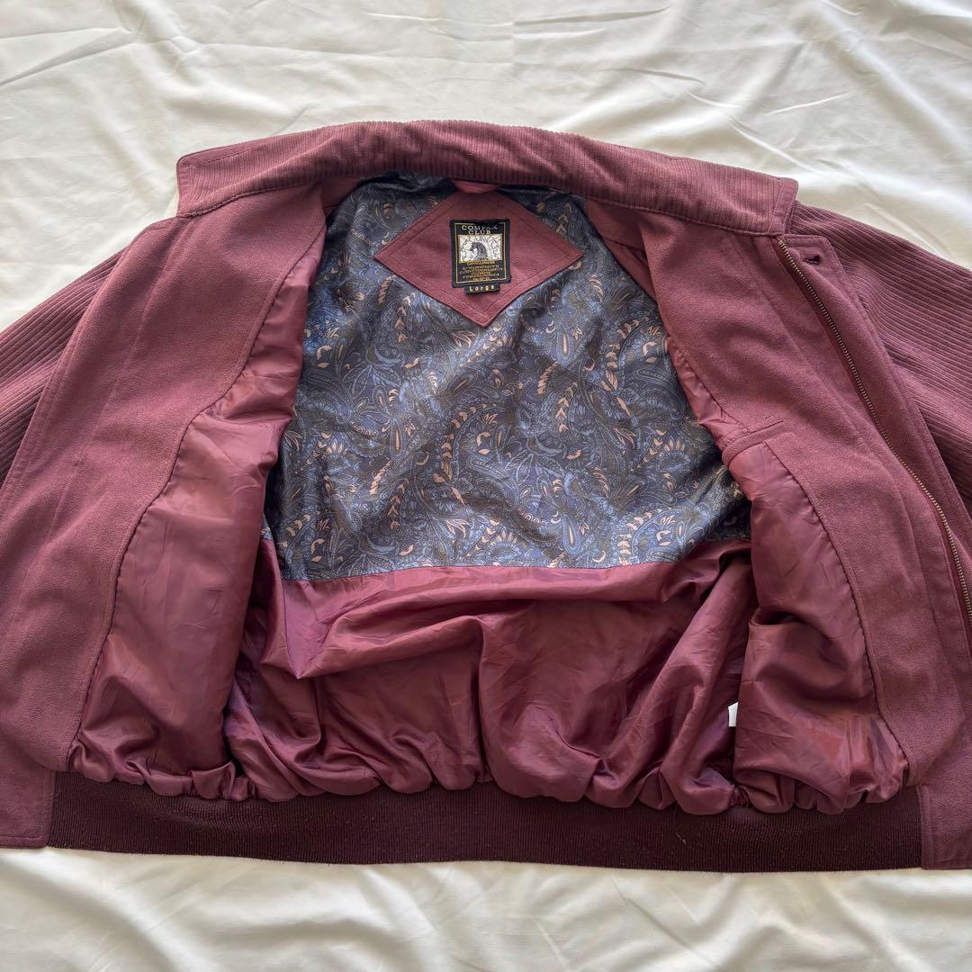 90’s vintage スエード調ブルゾン 短丈 アメカジ シティーボーイ