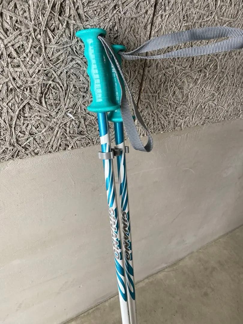 【美品】ROSSIGNOL板130cm ブーツ22.0㎝・ストック95㎝