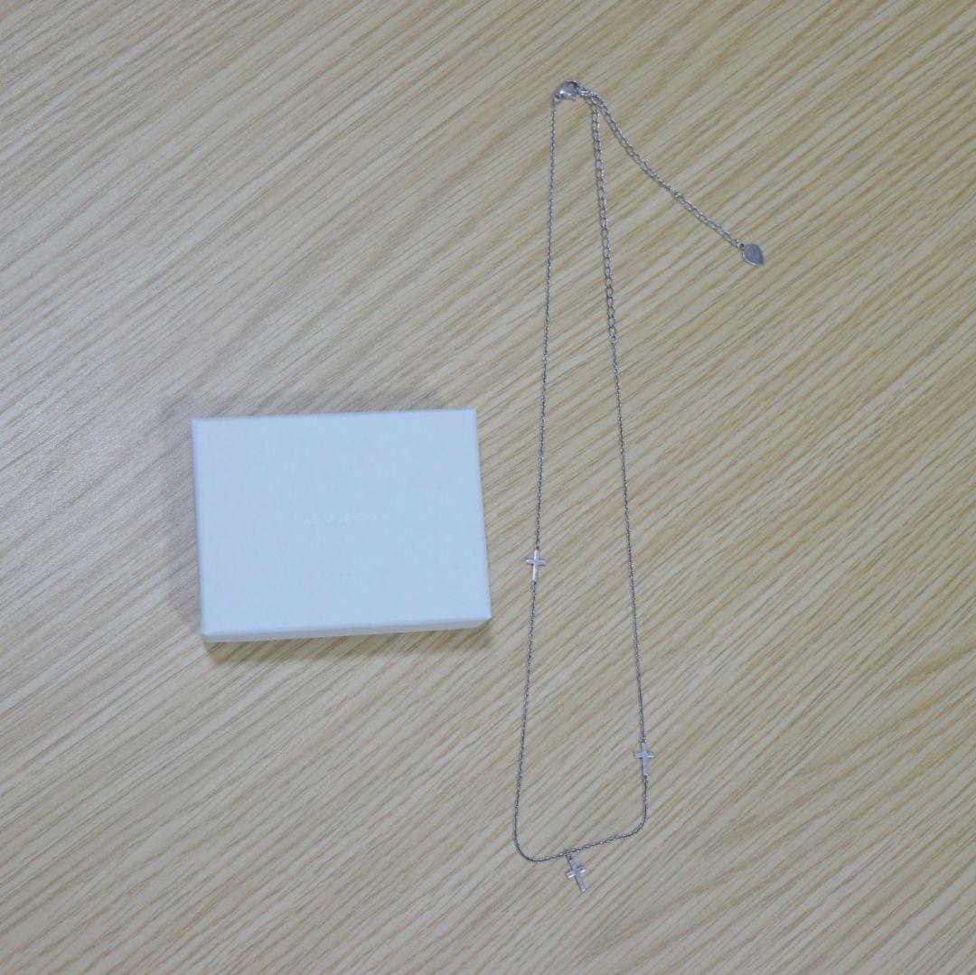 アクセサリー LAD MUSICIAN TRIPLE CROSS NECKLACE