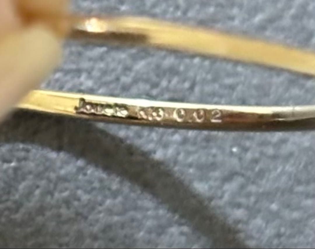 【美品】Jouete 10金 ダイアモンドリング