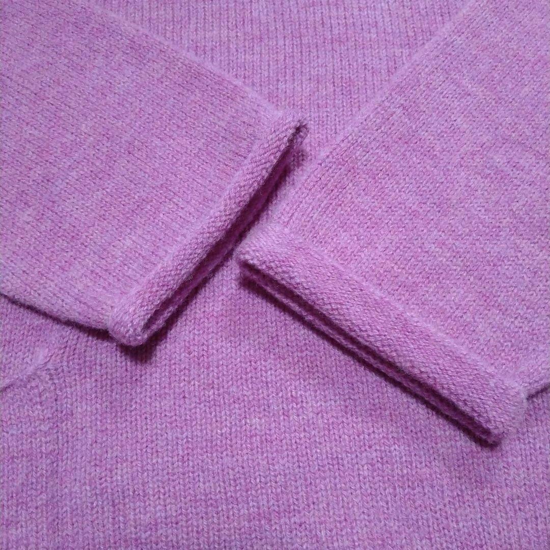 ★45Ｒ★ONEONE宝物のローゲージ馬セーター　ピンク　新品未使用