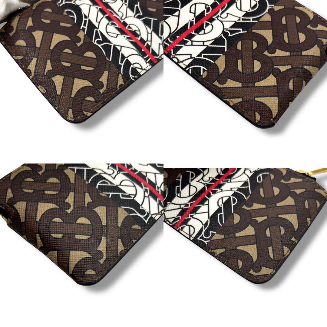 【美品】 BURBERRY バーバリー TBモノグラム　ケース　チェーン付