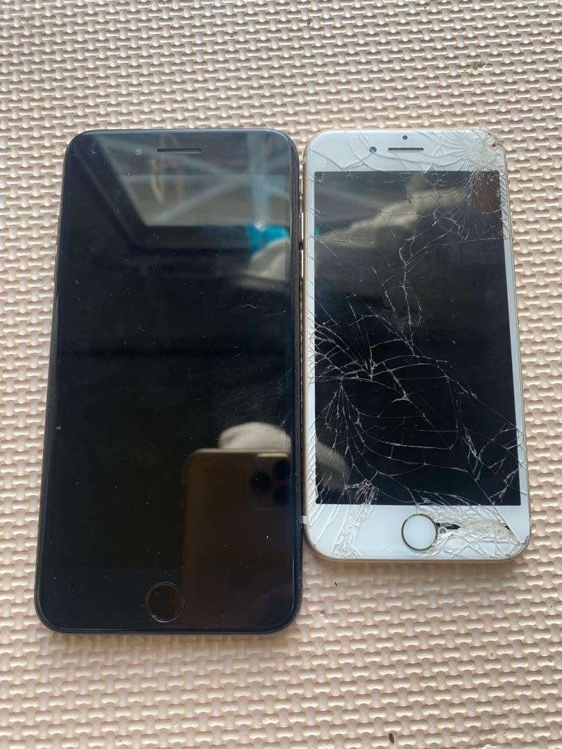 iPhone 7 & 7 Plus セット ゴールド ブラックFor Part