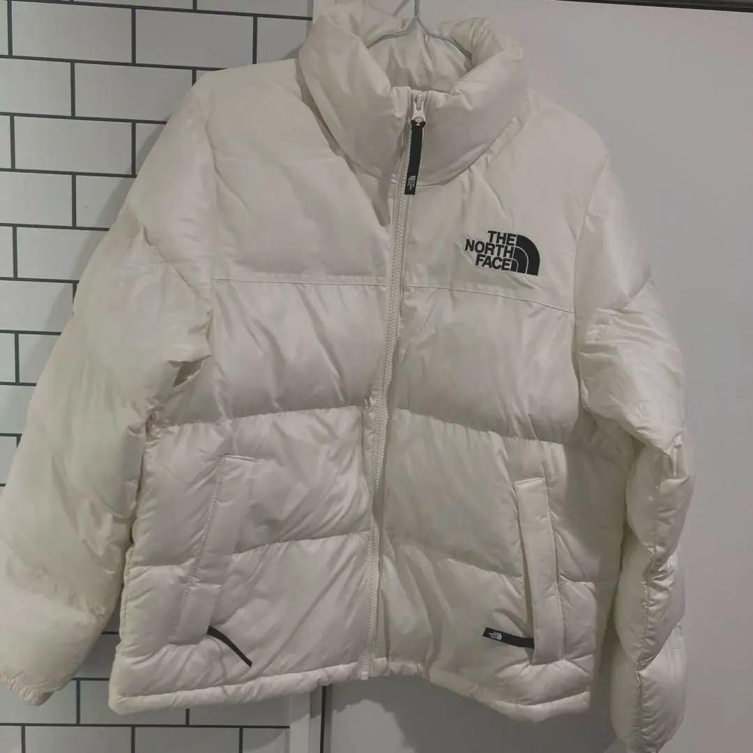 THENORTH FACE 韓国ヌプシL クリーム色 レディースダウンジャケット