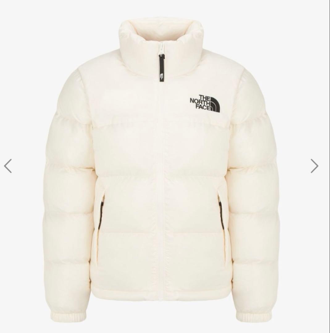THENORTH FACE 韓国ヌプシL クリーム色 レディースダウンジャケット