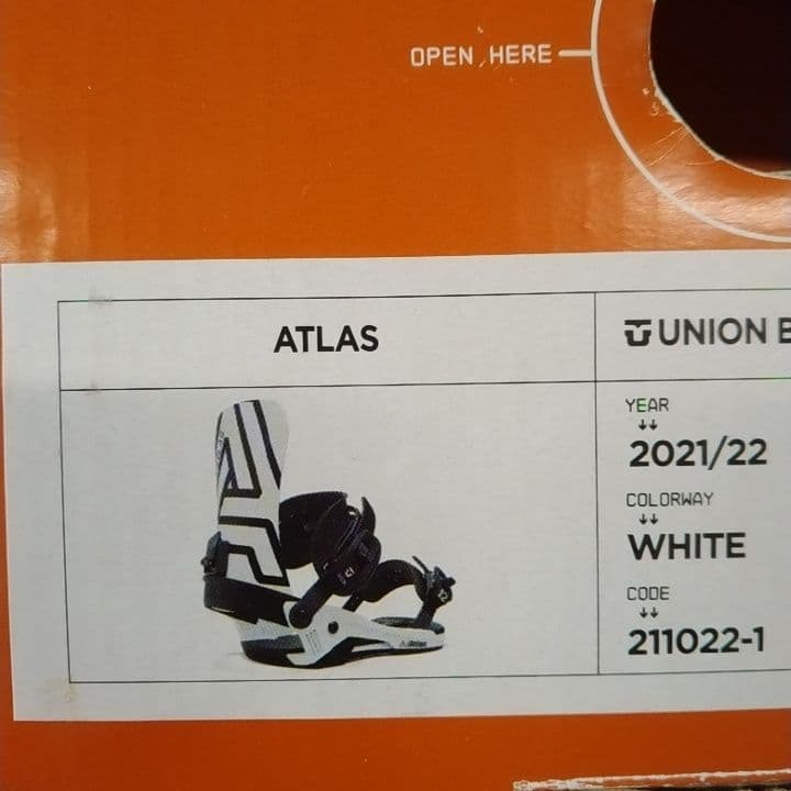 Union Atlas ビンディング Sサイズ ホワイト/ブラック