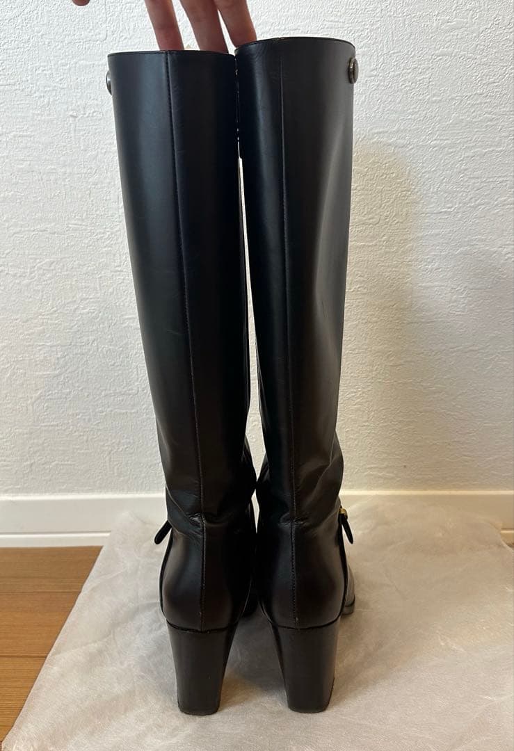 【値下げ中】GUCCI GGマーモントサイドジップロングブーツ