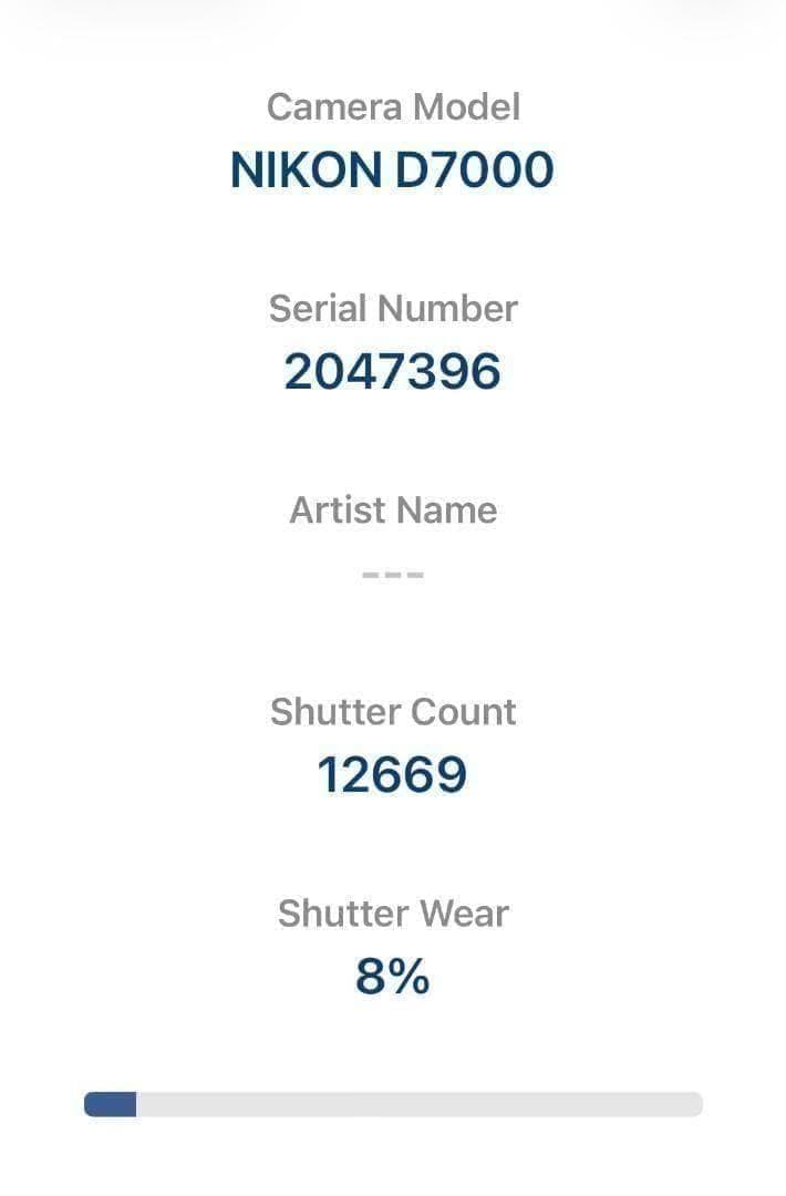 ■完動品 Nikon D7000 デジタル一眼レフ　ショット数12669
