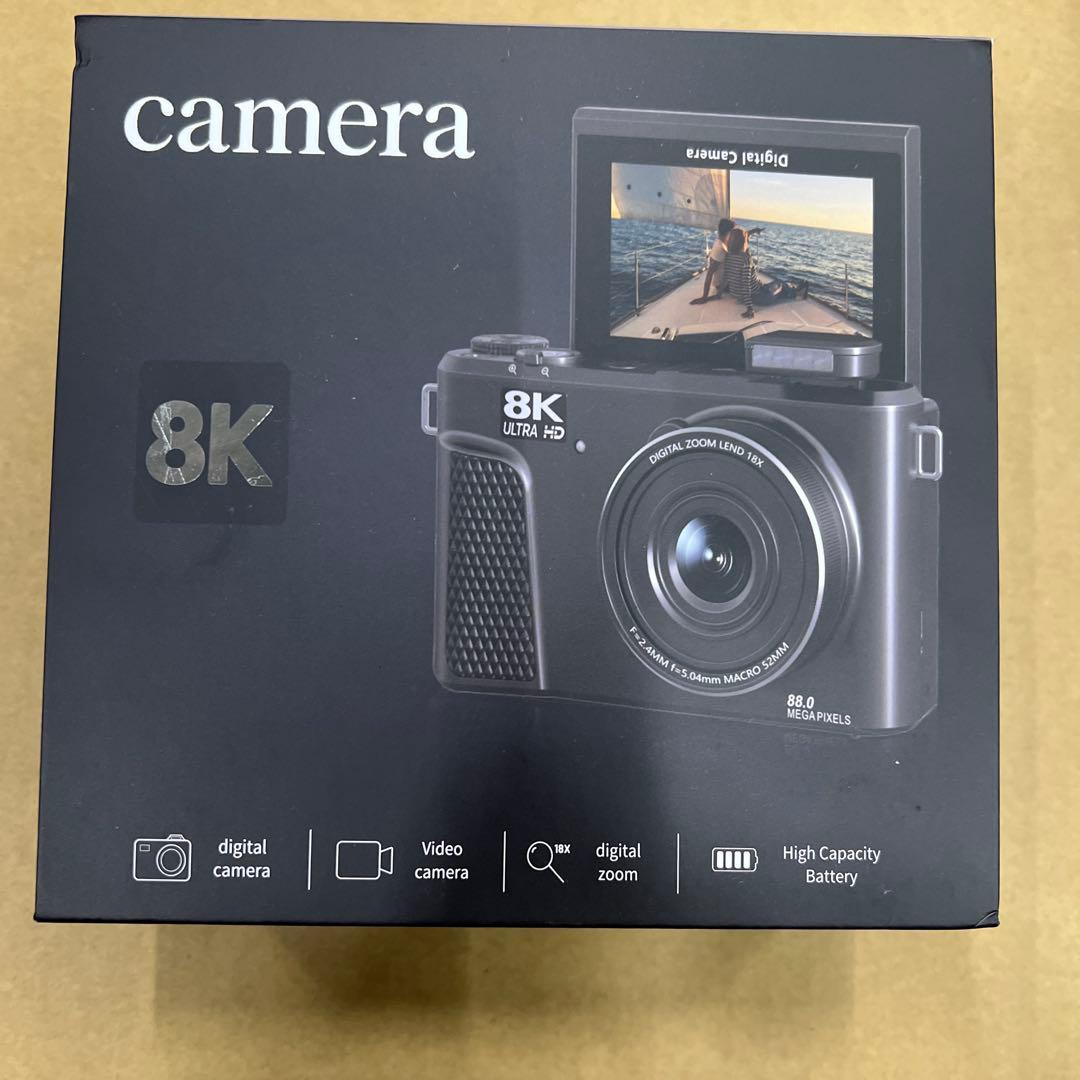 【新品未使用】8Kデジタルカメラ 88メガピクセル Wi-Fi