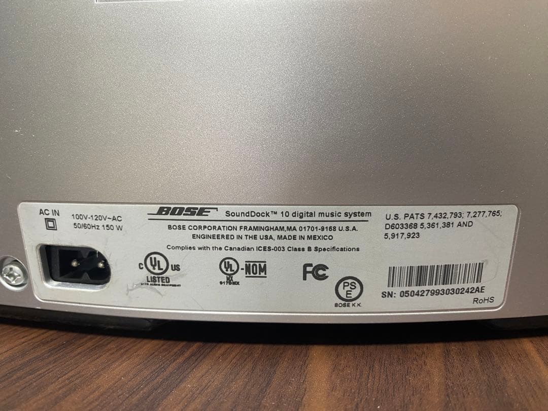 スピーカー・ウーファー Bose sounddock10