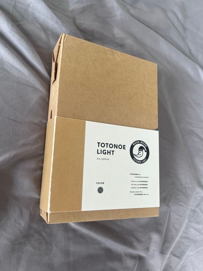 睡眠リズム照明トトノエライト　グレー