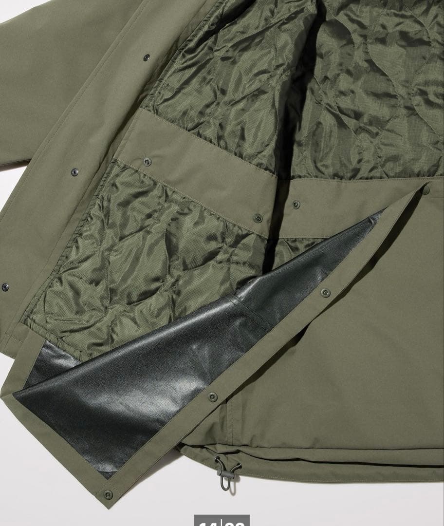 GU パデッドシェルパーカ ENGINEERED GARMENTSネイビー M