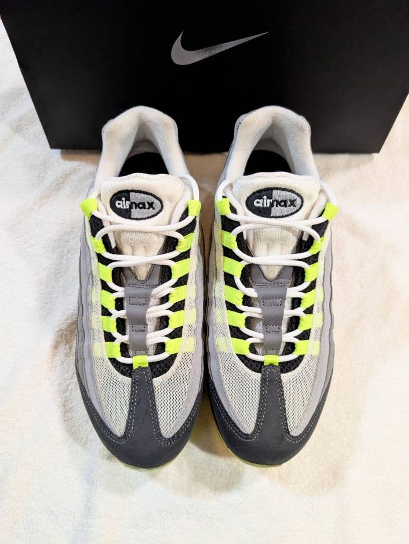 毎日値下げ　着用1回　ナイキID エアマックス95 イエローグラデ　正規品