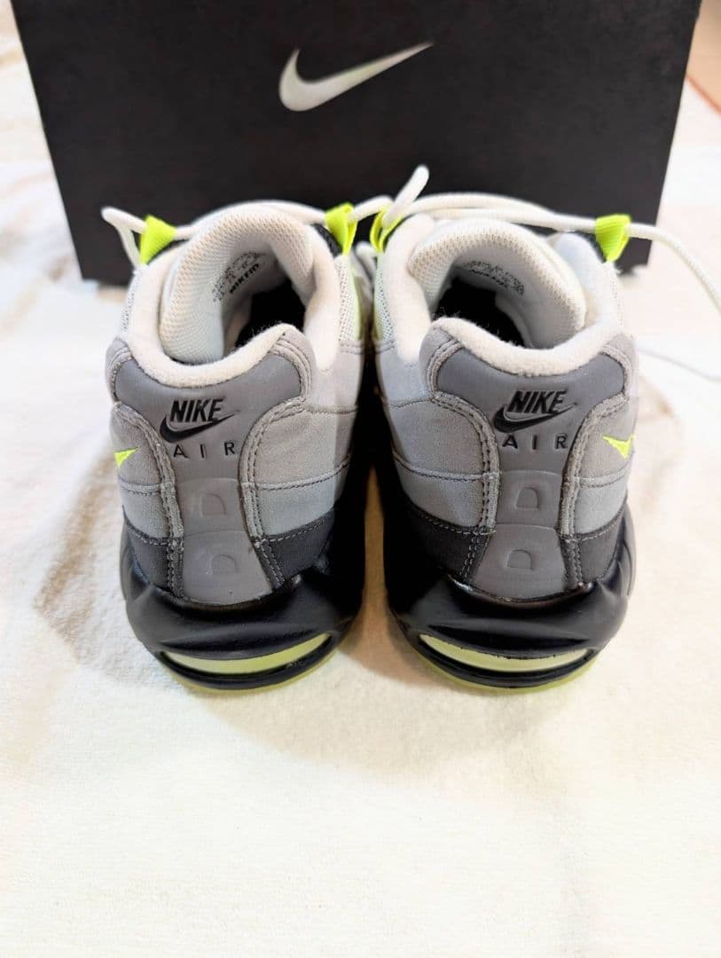 毎日値下げ　着用1回　ナイキID エアマックス95 イエローグラデ　正規品