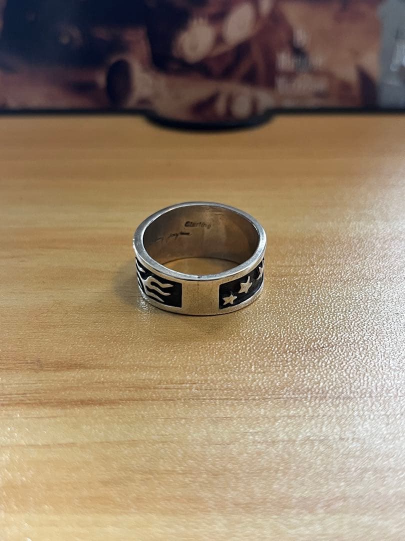 インディアンジュエリー　ホピ族　HOPI Stacey Josytewa リング