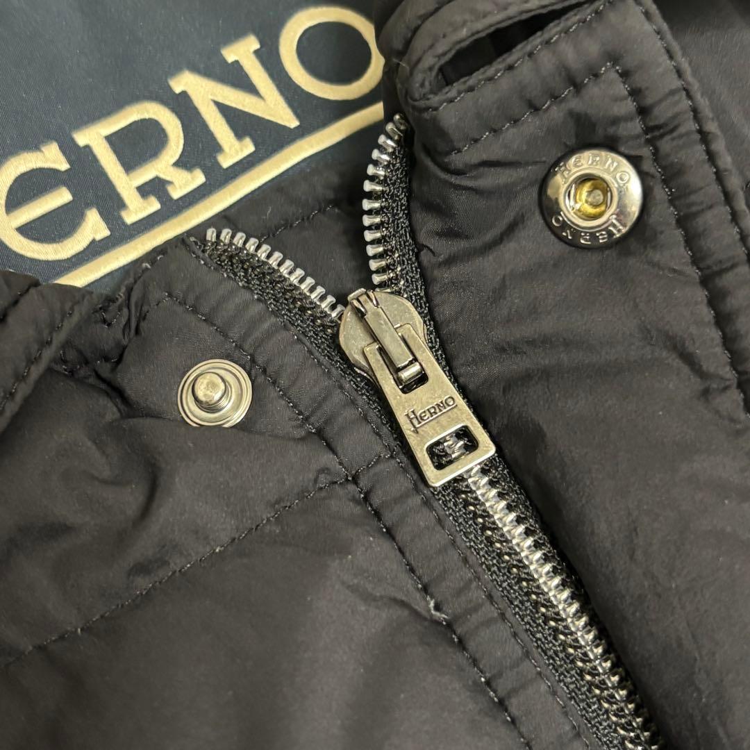 現行 極美品 ヘルノ 46 レジェンド ダウンジャケット デニムジャケット