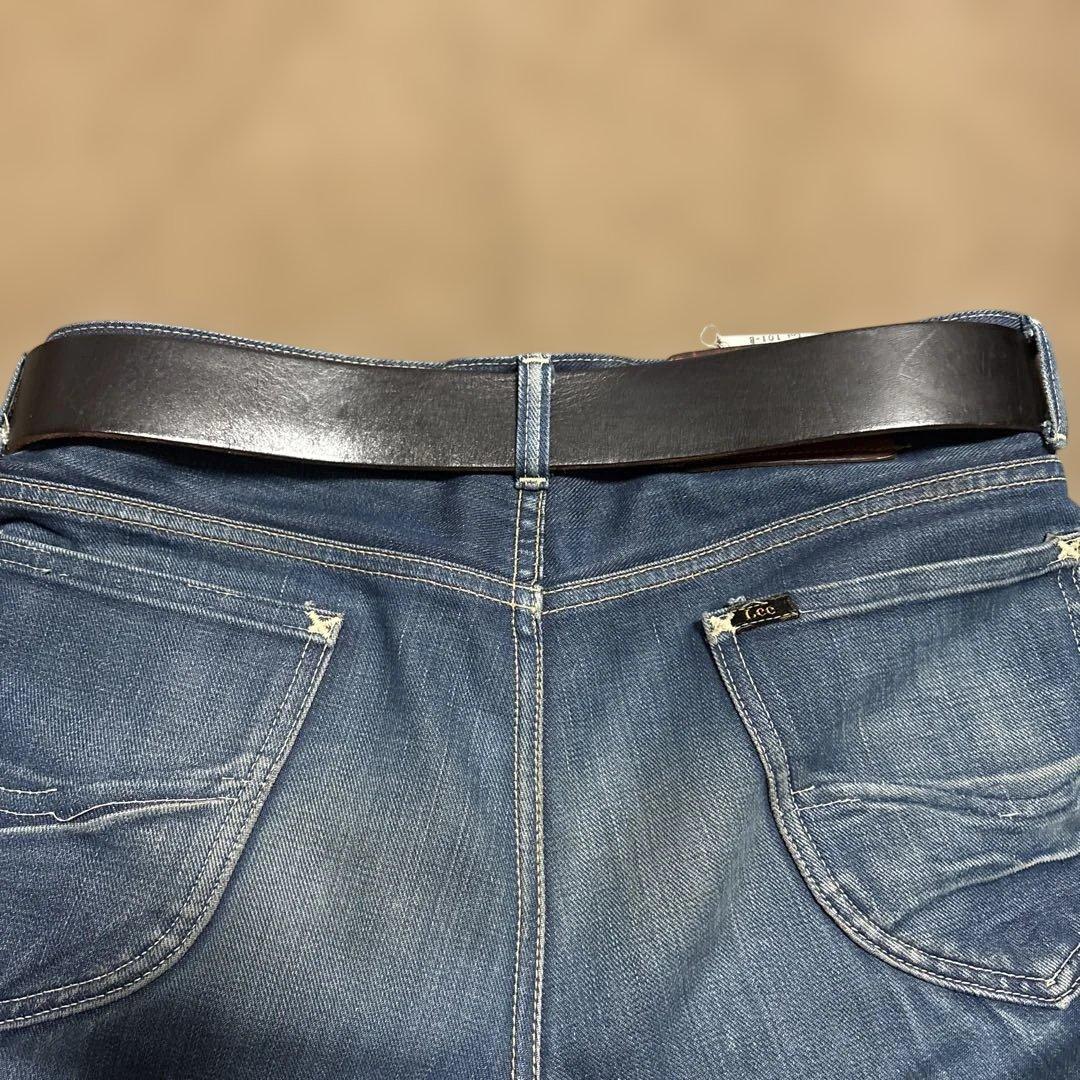 34inch HTC ターコイズ　エンドオンリー　レザースタッズベルト